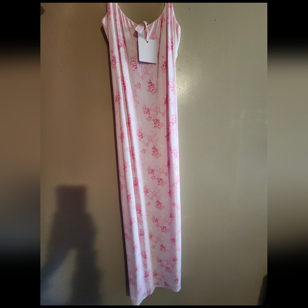 PINK Victoria's Secret Light Pink Floral Dress